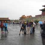 Enjoying the Forbidden City (even in the rain!)