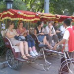 Getting ready for a tour of the hutongs