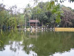 Ho Chi Minh's home on stilts in Hanoi