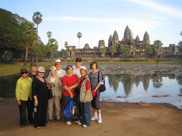 Group in front of Angkor Wat