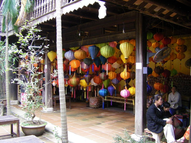 Silk lamps in Hoi An