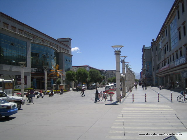 Street in Lhasa