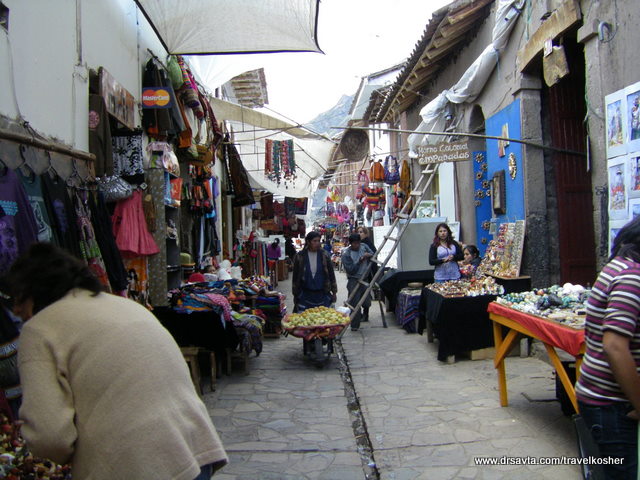 A small part of the market at Pisac